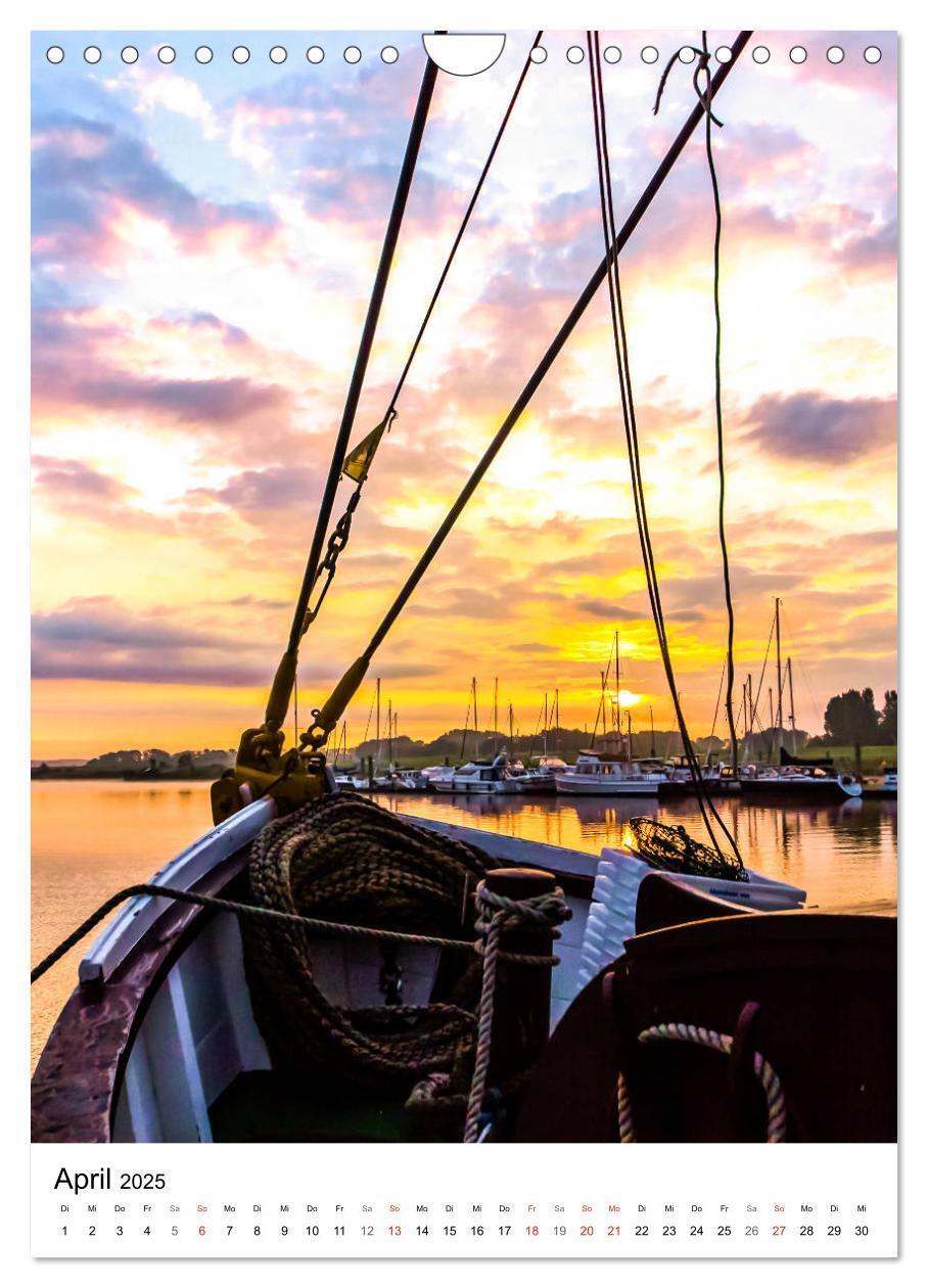 Bild: 9783435969845 | GREETSIEL Rund um den Hafen (Wandkalender 2025 DIN A4 hoch),...