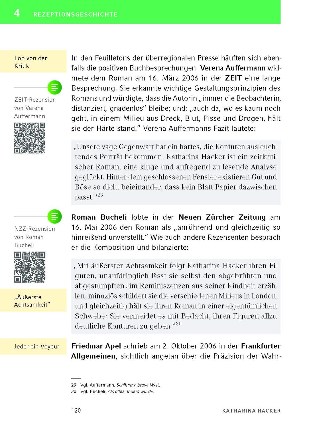 Bild: 9783804420649 | Die Habenichtse - Textanalyse und Interpretation | Katharina Hacker