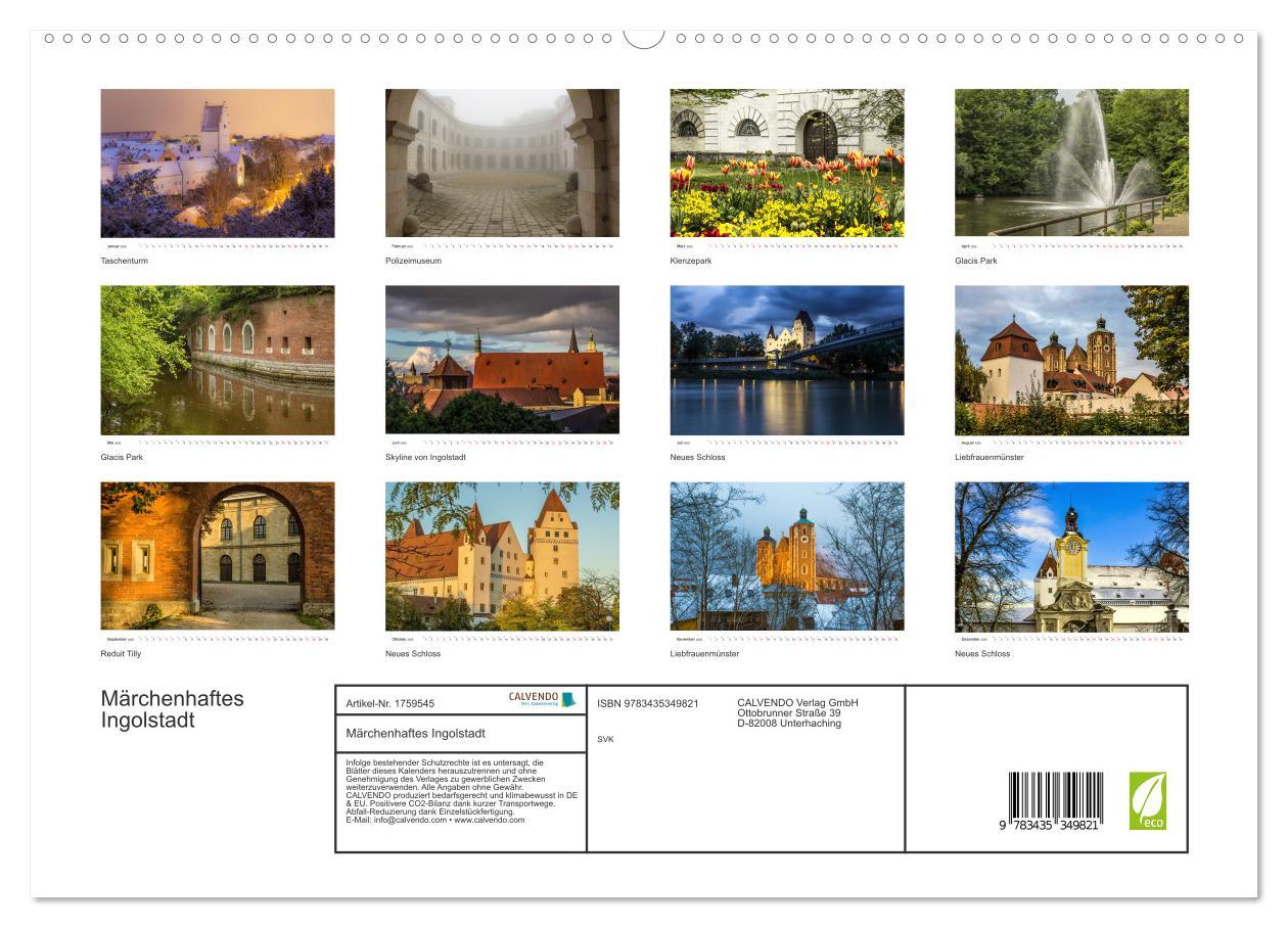 Bild: 9783435349821 | Märchenhaftes Ingolstadt (hochwertiger Premium Wandkalender 2025...