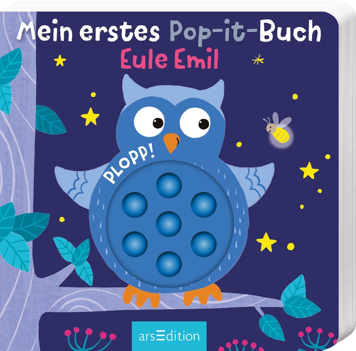 Cover: 9783845853222 | Mein erstes Pop-it-Buch - Eule Emil | Plopp! | Buch | 10 S. | Deutsch