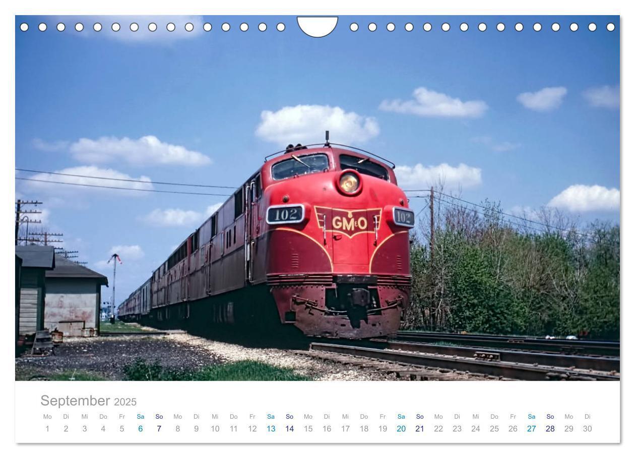 Bild: 9783435433421 | US Diesellokomotiven (Wandkalender 2025 DIN A4 quer), CALVENDO...