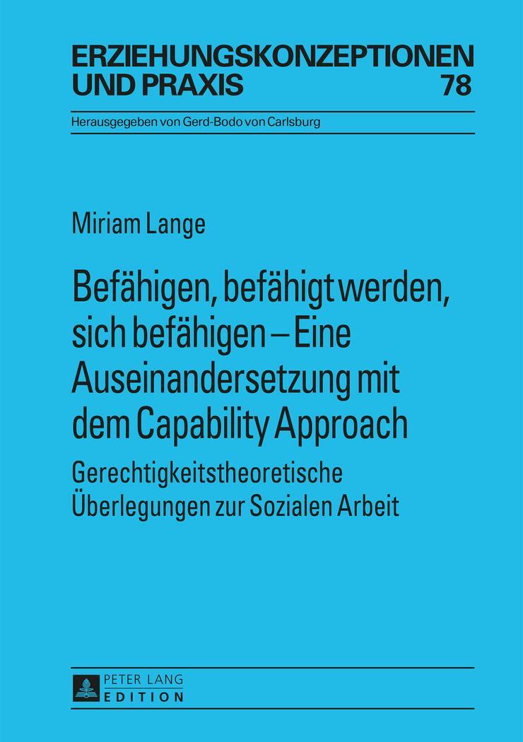 Cover: 9783631654774 | Befähigen, befähigt werden, sich befähigen ¿ Eine...