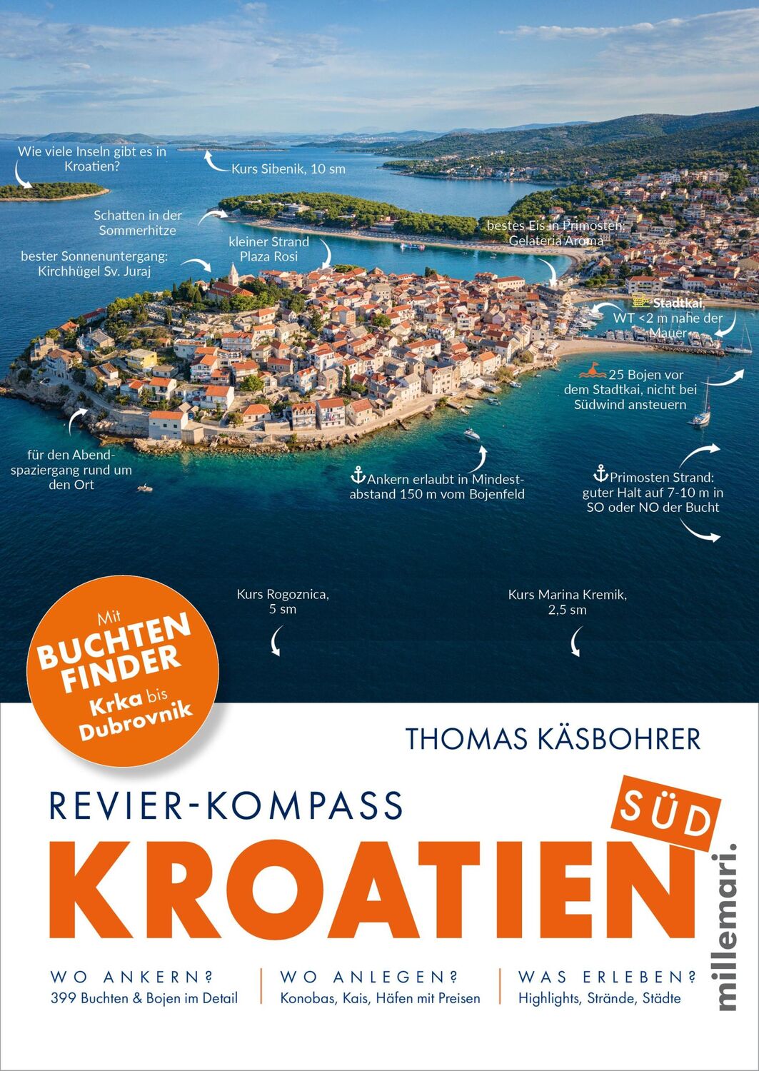 Cover: 9783967060706 | Revier-Kompass Kroatien Süd | Mit Buchtenfinder Krka bis Dubrovnik