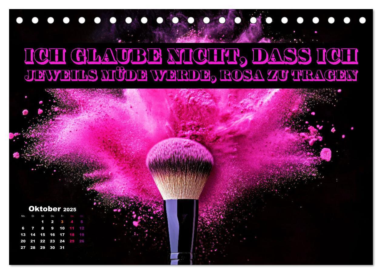 Bild: 9783457224052 | Lieblingsfarbe Rosa - mit coolen Sprüchen (Tischkalender 2025 DIN...