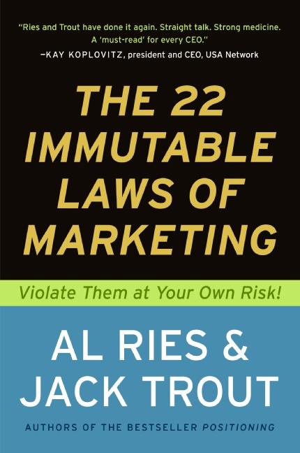 Cover: 9780887306662 | The 22 Immutable Laws of Marketing | Al Ries (u. a.) | Taschenbuch