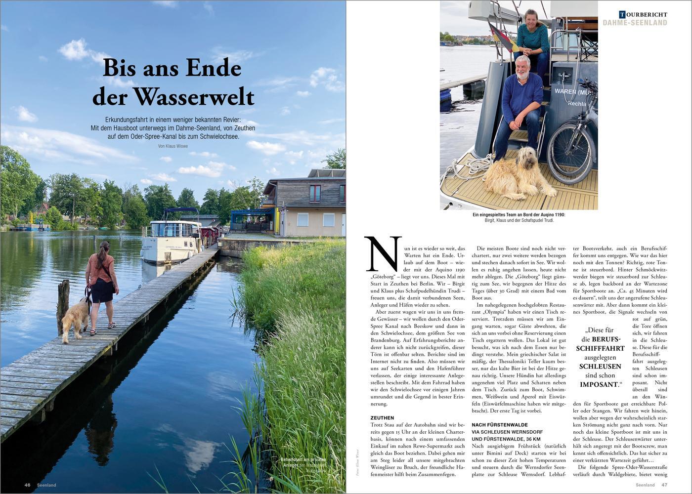 Bild: 9783946148340 | Seenland 2024 | Reisemagazin für Mecklenburg und Brandenburg | Buch