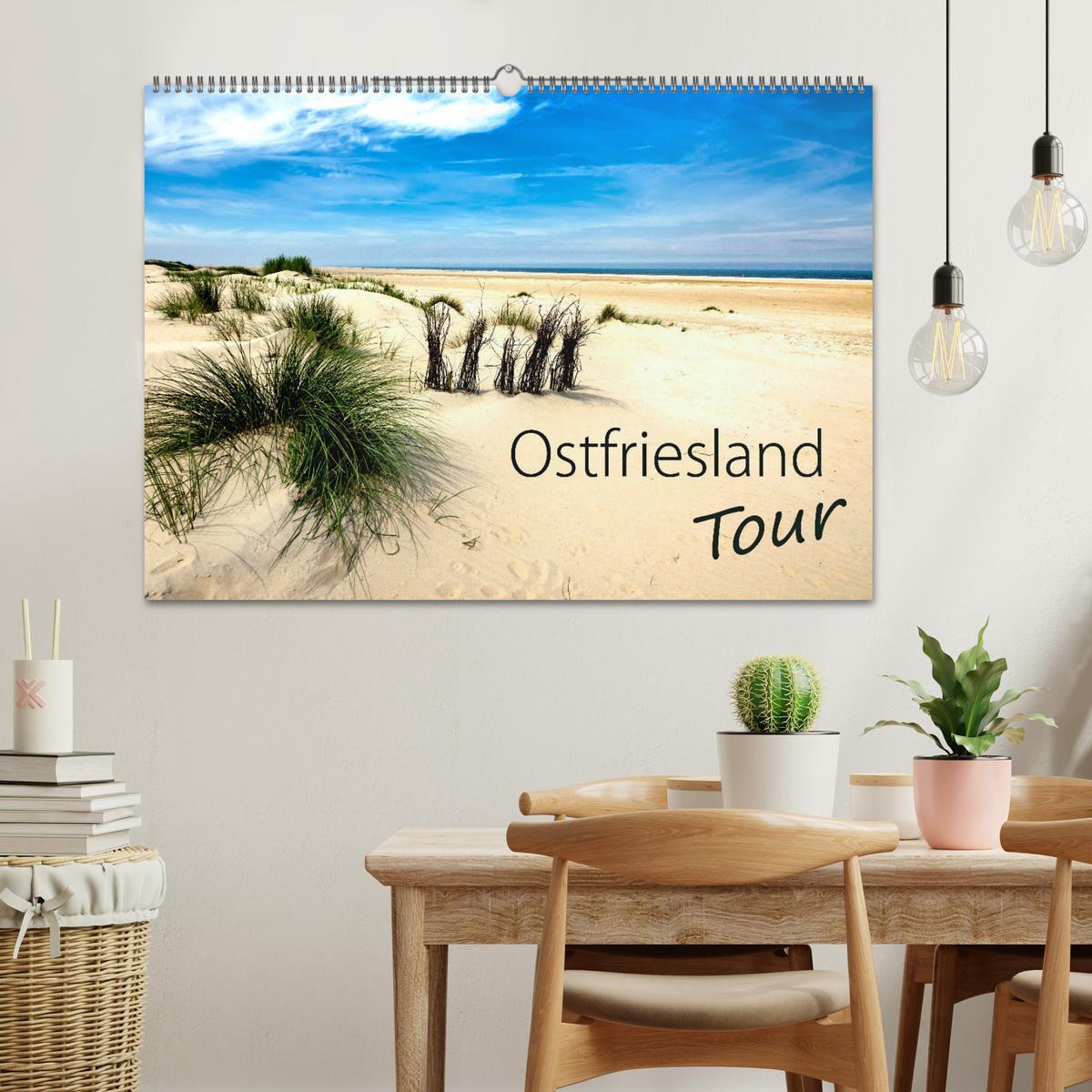 Bild: 9783435493753 | Ostfriesland - Tour (Wandkalender 2025 DIN A2 quer), CALVENDO...