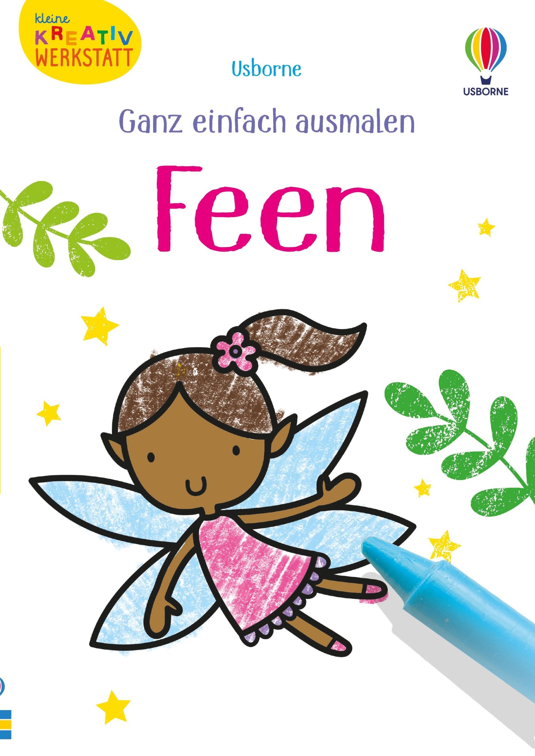 Cover: 9781789418545 | Kleine Kreativ-Werkstatt - Ganz einfach ausmalen: Feen | Oldham | Buch