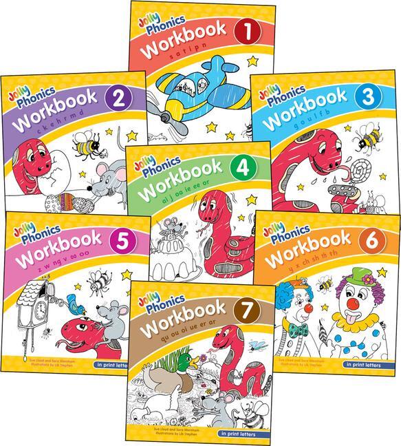 Cover: 9781844146826 | Jolly Phonics Workbooks 1-7 | Sue Lloyd (u. a.) | Taschenbuch | 2020