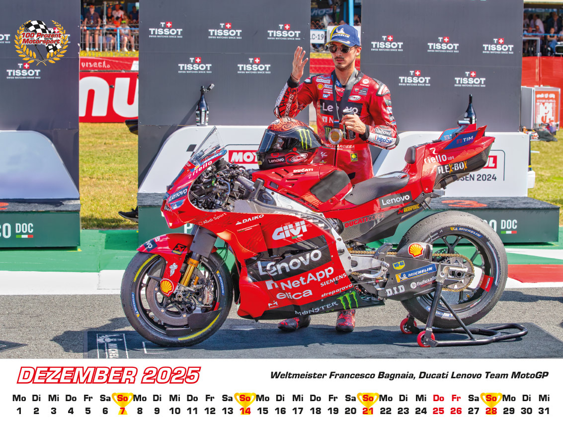 Bild: 9783948794668 | Motorrad Grand Prix Kalender 2025 | Frank Pommer | Kalender | Deutsch