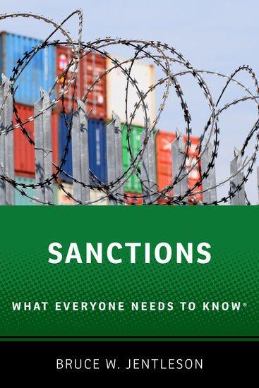 Cover: 9780197530320 | Sanctions | What Everyone Needs to Know(r) | Bruce W Jentleson | Buch