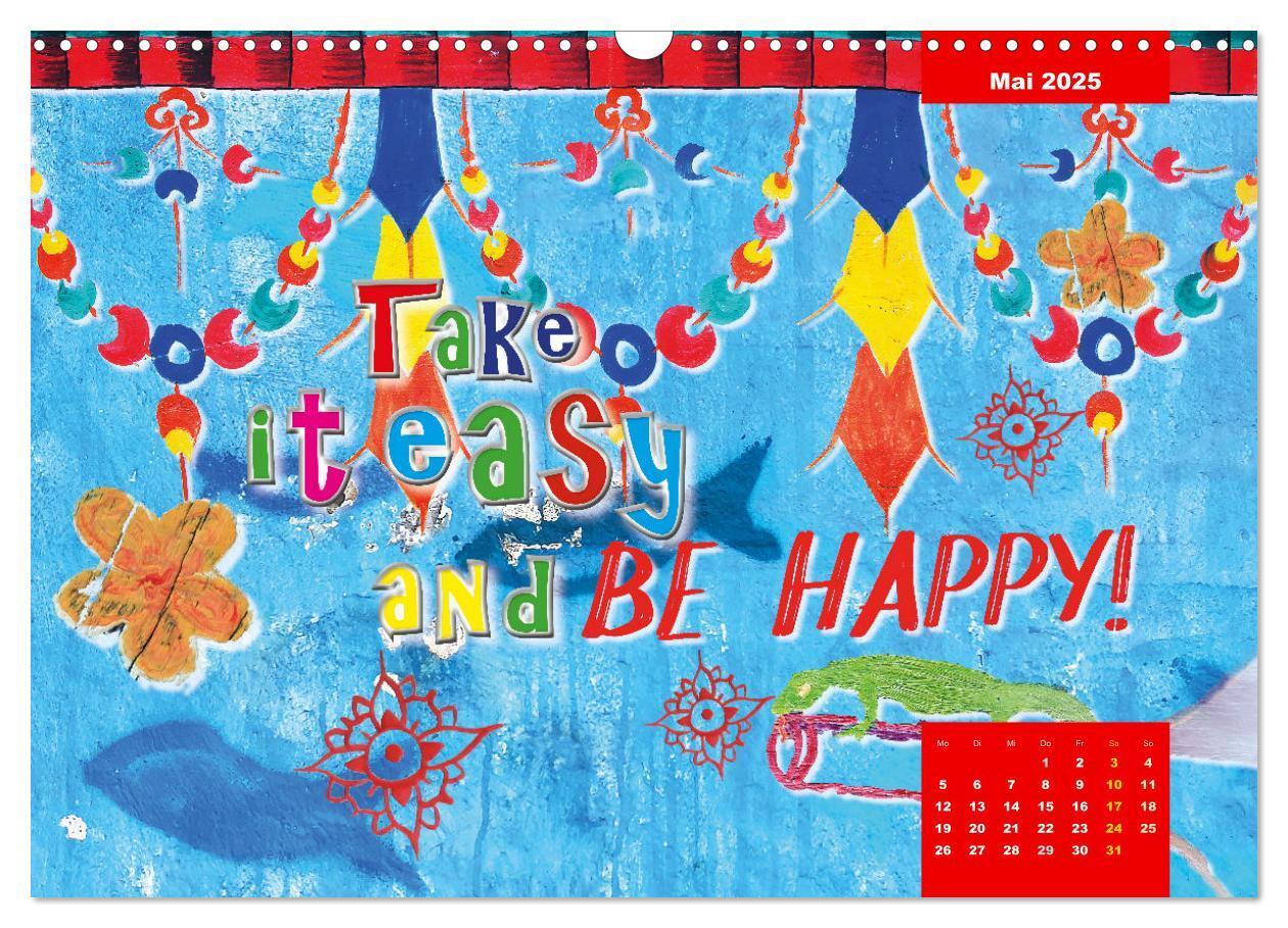 Bild: 9783383923234 | Take it easy Nimm es leicht (Wandkalender 2025 DIN A3 quer),...