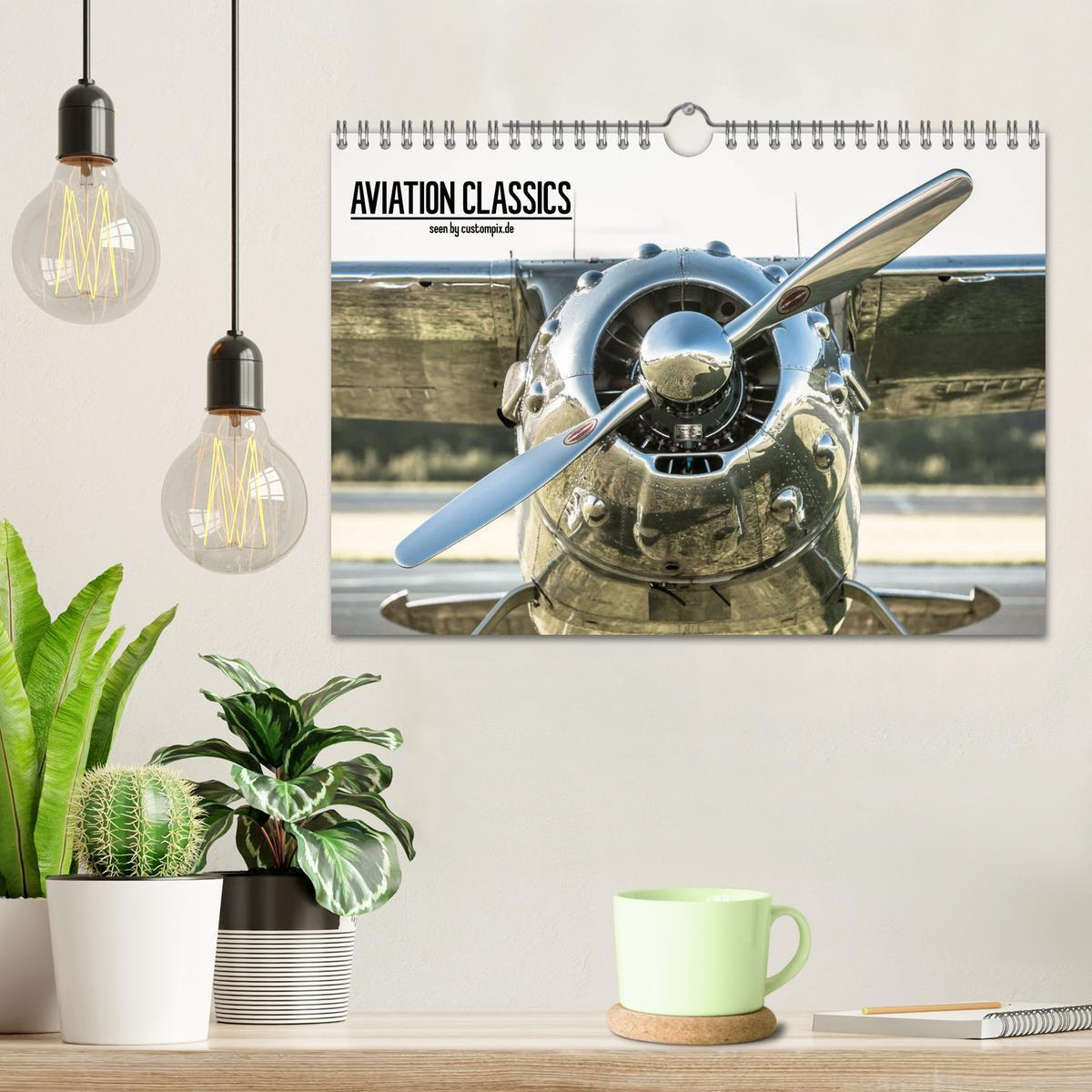 Bild: 9783435830251 | AVIATION CLASSICS seen by custompix.de (Wandkalender 2025 DIN A4...