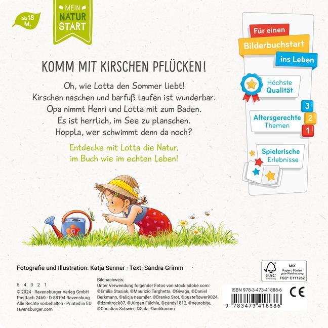 Bild: 9783473418886 | Entdecke den Sommer mit Lotta | Sandra Grimm | Buch | Naturstart