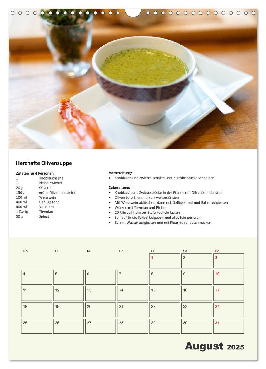 Bild: 9783435932016 | Der tolle Rezeptkalender (Wandkalender 2025 DIN A3 hoch), CALVENDO...