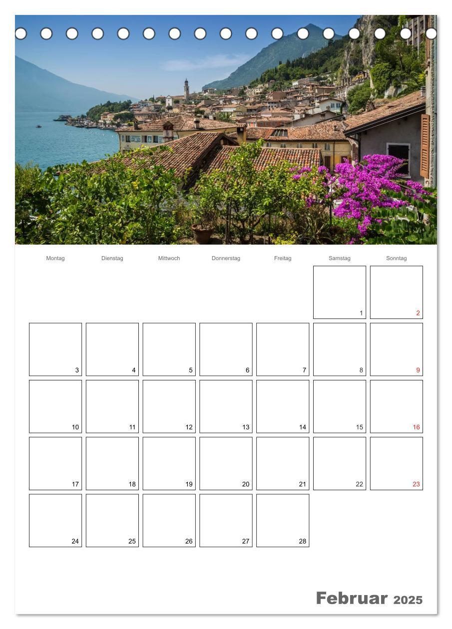 Bild: 9783457025970 | GARDASEE Terminplaner (Tischkalender 2025 DIN A5 hoch), CALVENDO...