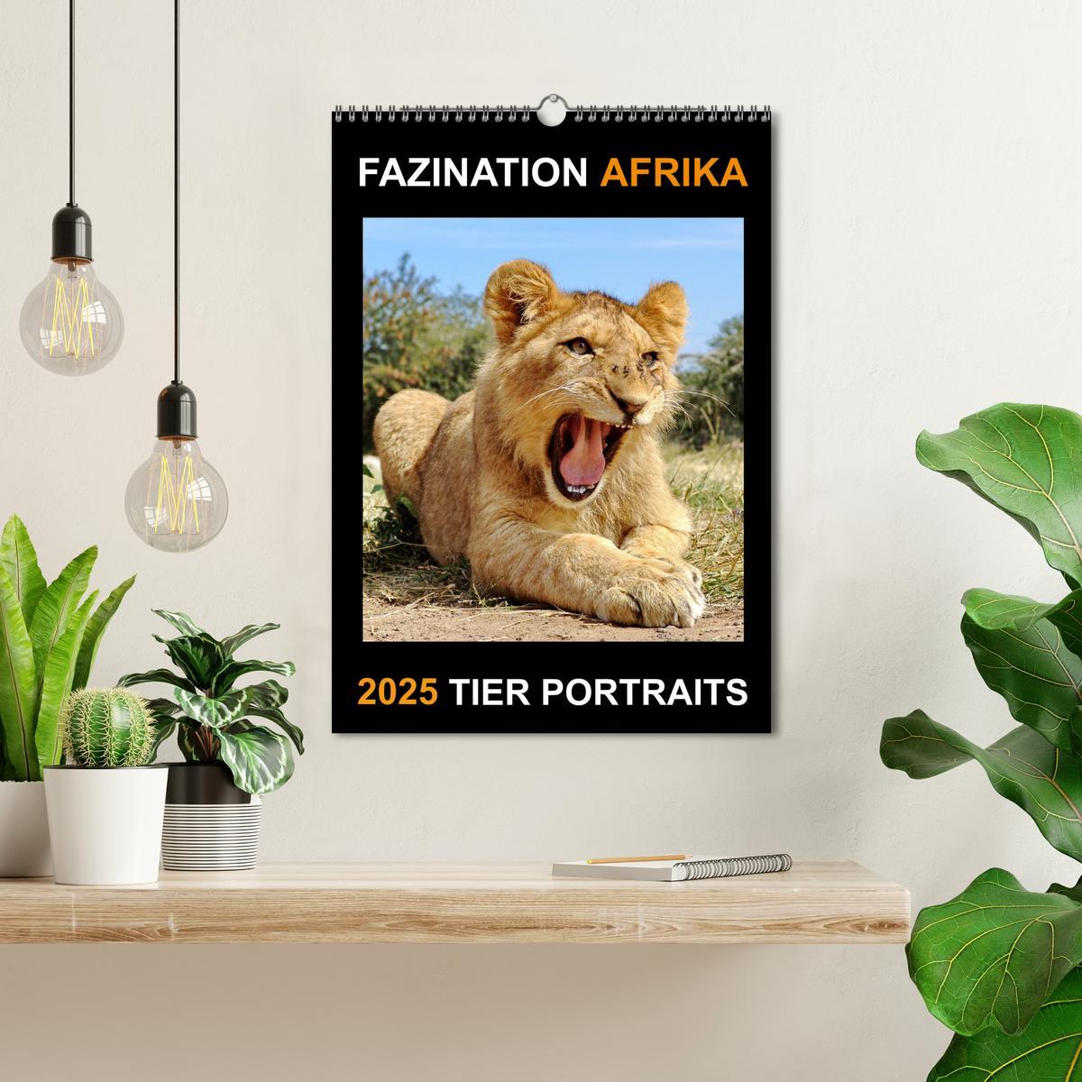 Bild: 9783435976881 | FAZINATION AFRIKA TIER PORTRAITS (Wandkalender 2025 DIN A3 hoch),...