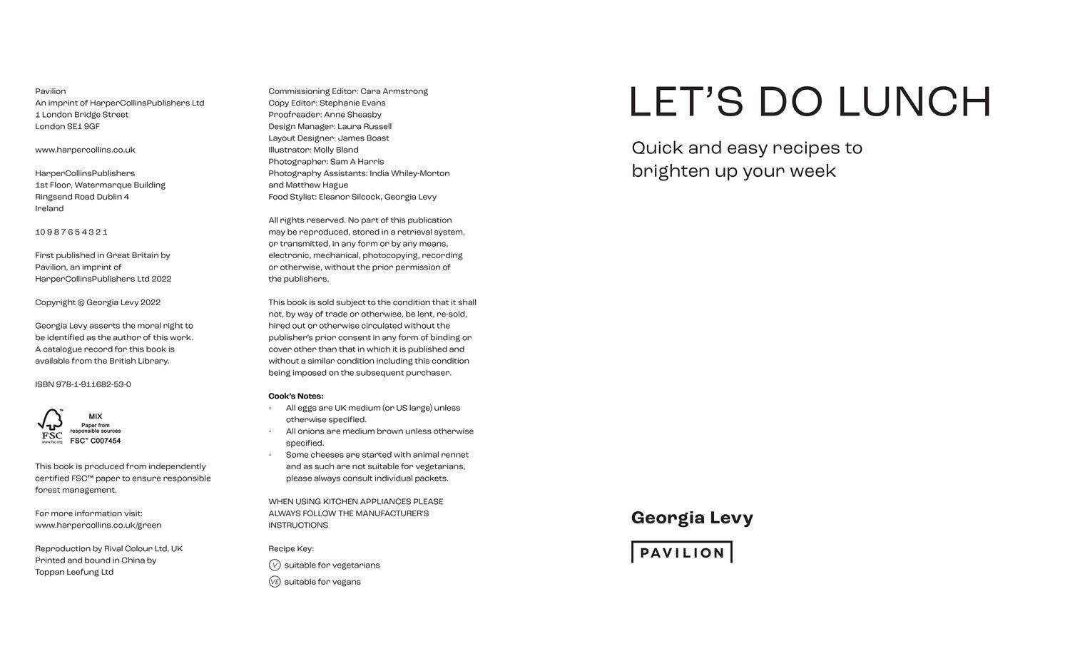 Bild: 9781911682530 | Let's Do Lunch | Georgia Levy | Buch | Gebunden | Englisch | 2022