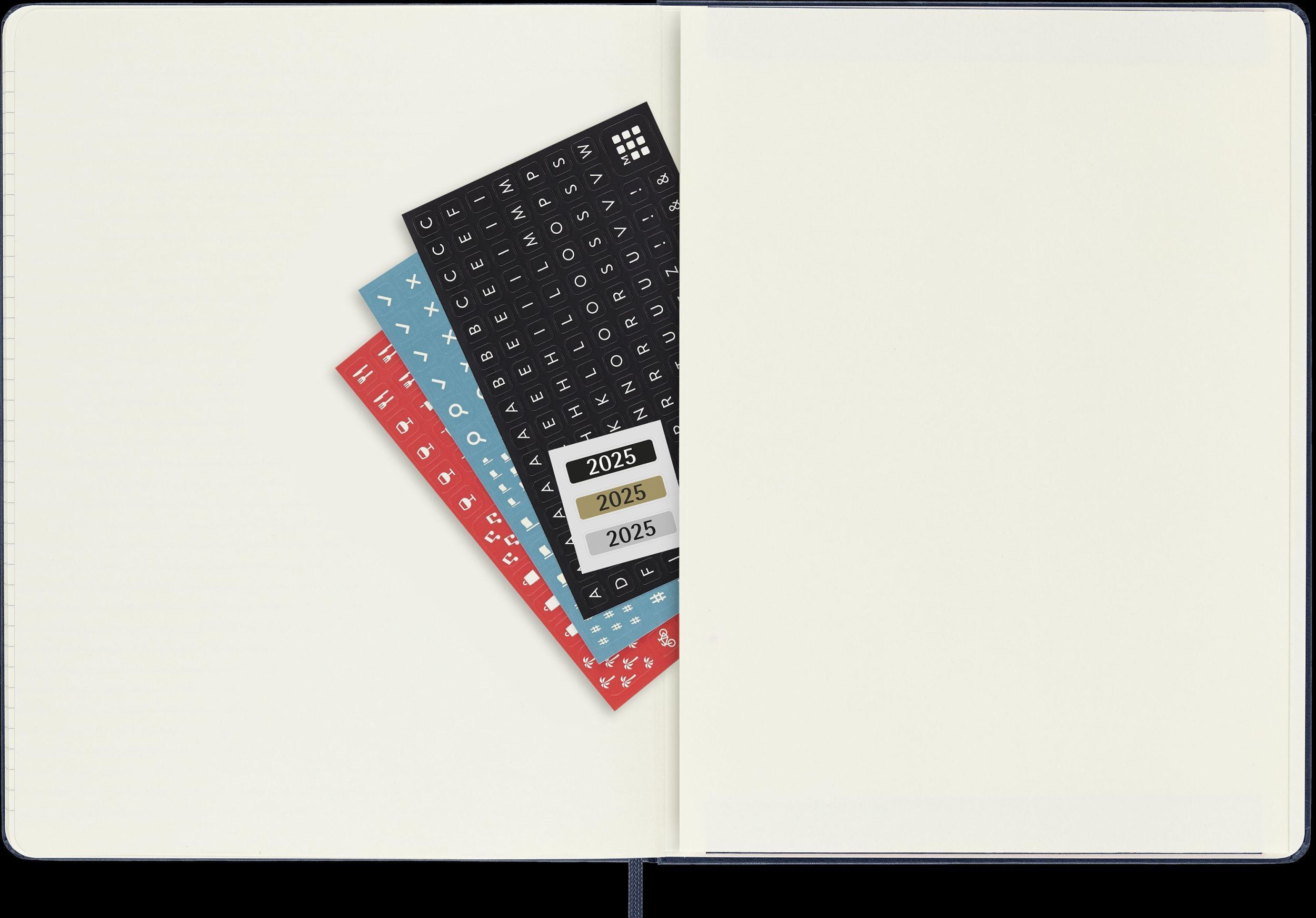 Bild: 8056999270407 | Moleskine 12 Monate Wochen Notizkalender 2025, XL, 1 Wo = 1 Seite,...