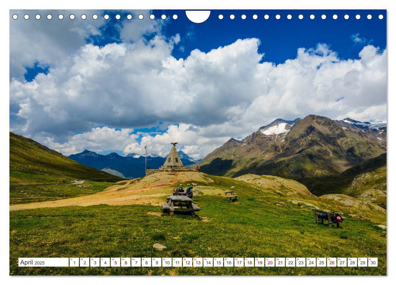 Bild: 9783435161676 | ALPENPÄSSE Österreich - Schweiz - Italien (Wandkalender 2025 DIN A4...