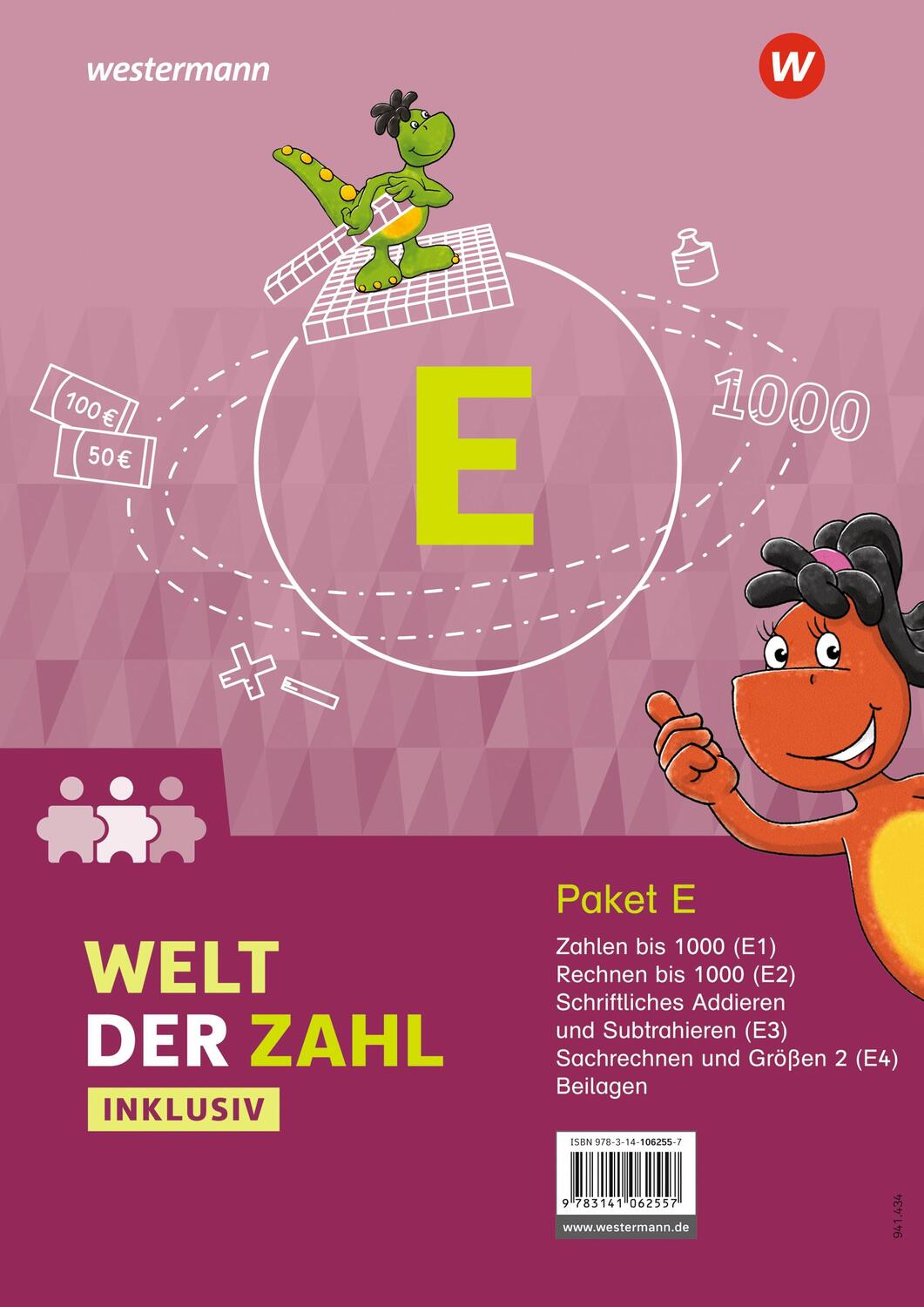 Cover: 9783141062557 | Welt der Zahl Inklusiv. Inklusionspaket E: Hefte E1 bis E4 | Buch