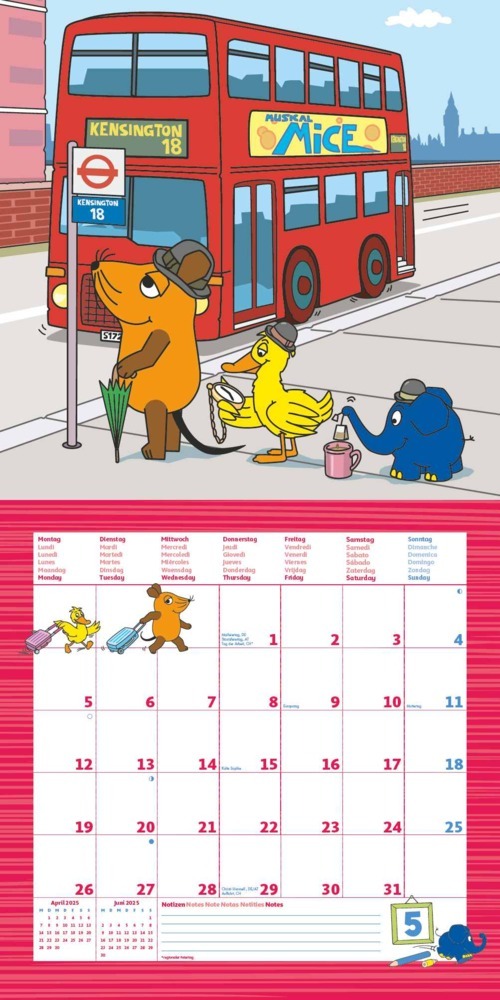 Bild: 4251732343965 | Alpha Edition - Die Maus 2025 Broschürenkalender 30x30cm,...