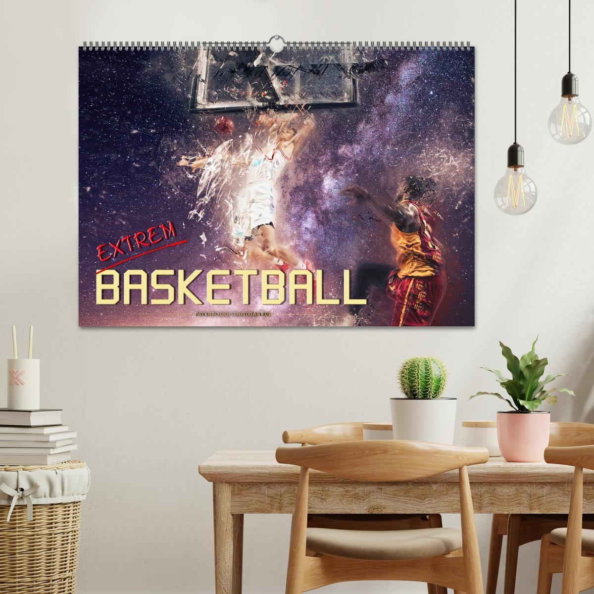 Bild: 9783435324774 | Basketball extrem (Wandkalender 2025 DIN A2 quer), CALVENDO...