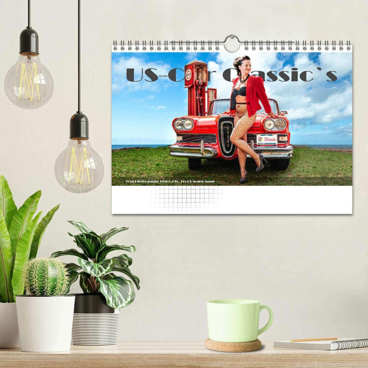 Bild: 9783435212712 | US-Car Classic's (Wandkalender 2025 DIN A4 quer), CALVENDO...