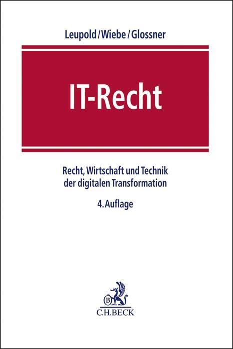 Cover: 9783406744587 | IT-Recht | Recht, Wirtschaft und Technik der digitalen Transformation