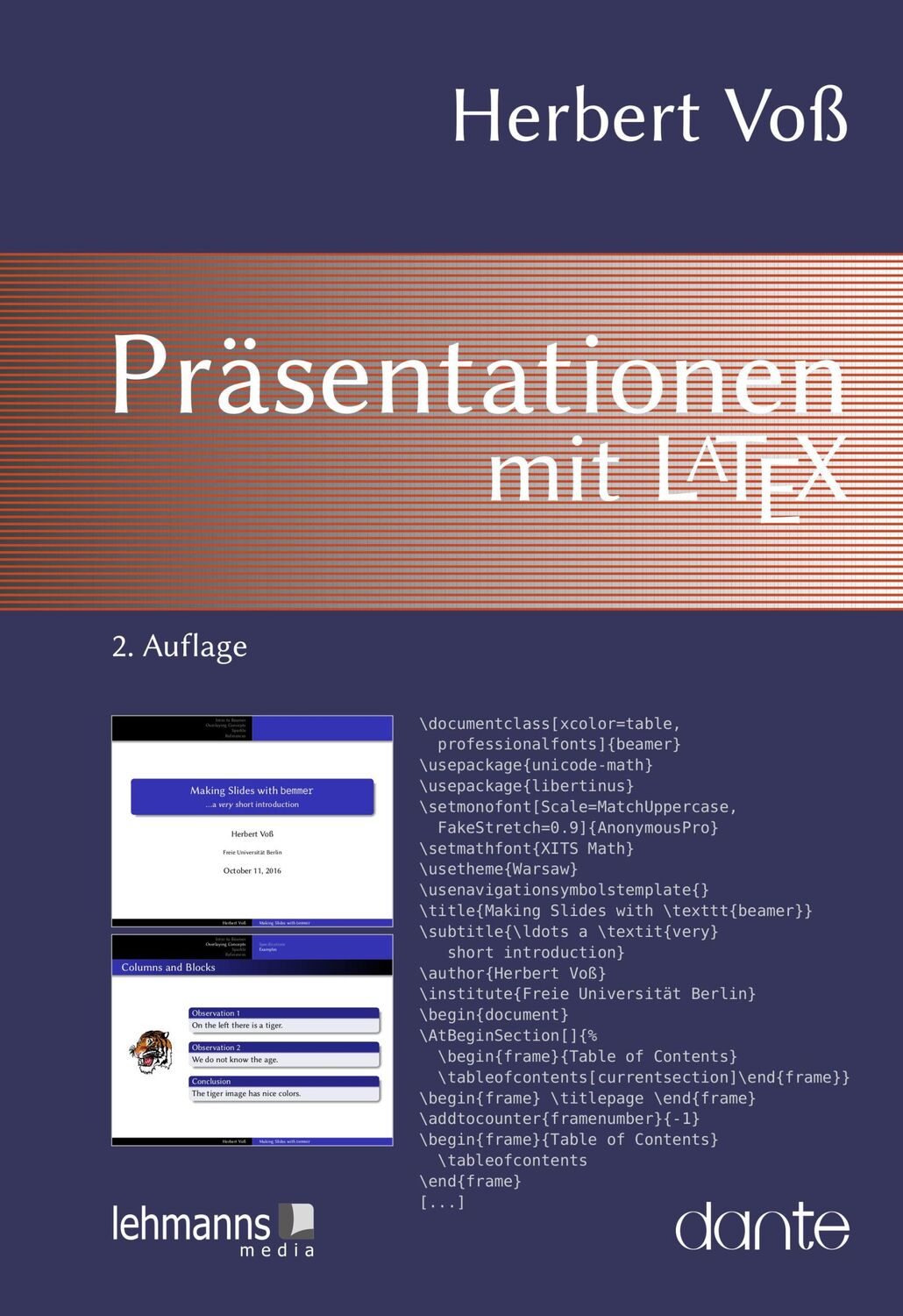 Cover: 9783865418364 | Präsentationen mit LaTeX | Herbert Voß | Taschenbuch | II | Deutsch