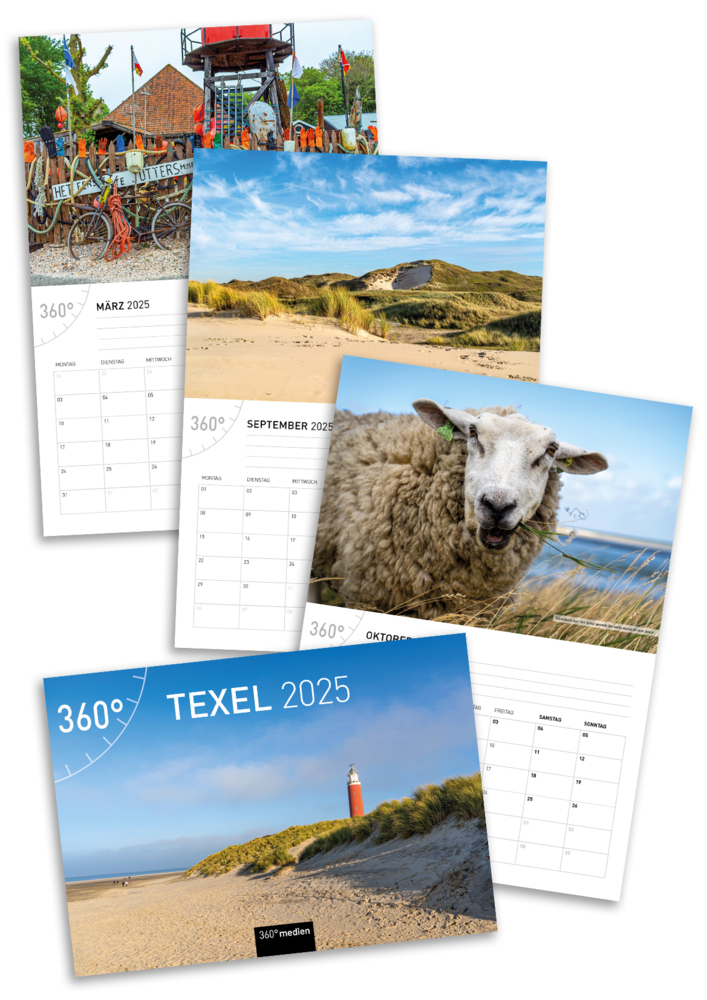 Bild: 9783968555775 | 360° Texel Broschürenkalender 2025 | Tanja Neumann | Kalender | 28 S.