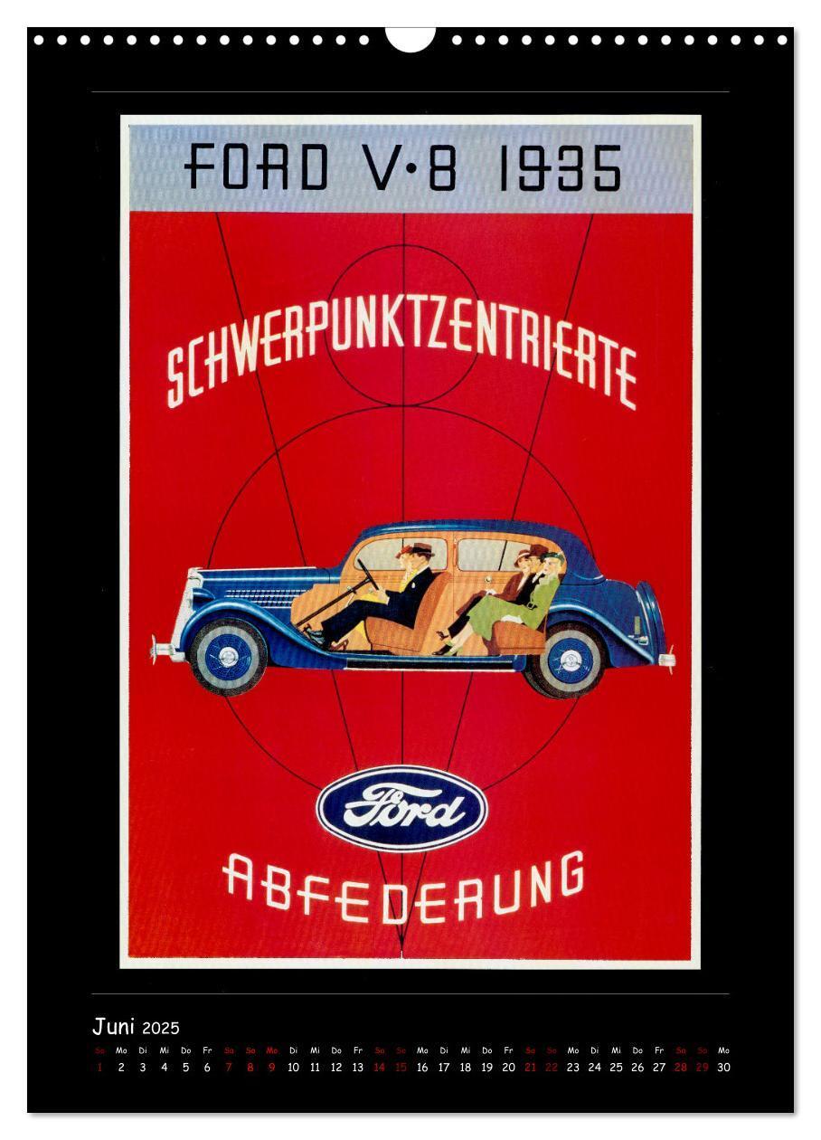 Bild: 9783435906642 | Historische Automobilplakate (Wandkalender 2025 DIN A3 hoch),...