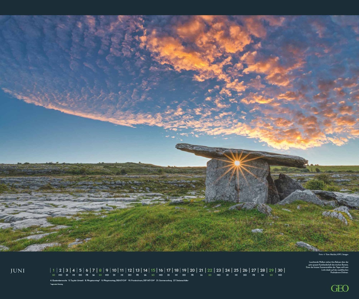 Bild: 4002725988850 | GEO - Wolkenspiele 2025 Wandkalender, 60x50cm, Posterkalender mit...