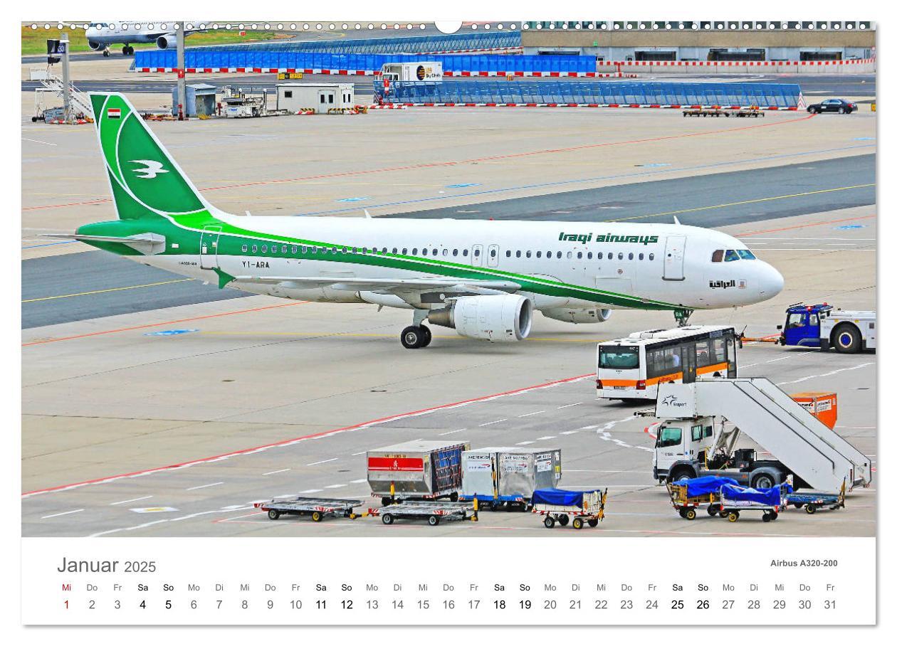 Bild: 9783435130054 | Große und kleine Flieger am Flughafen (Wandkalender 2025 DIN A2...