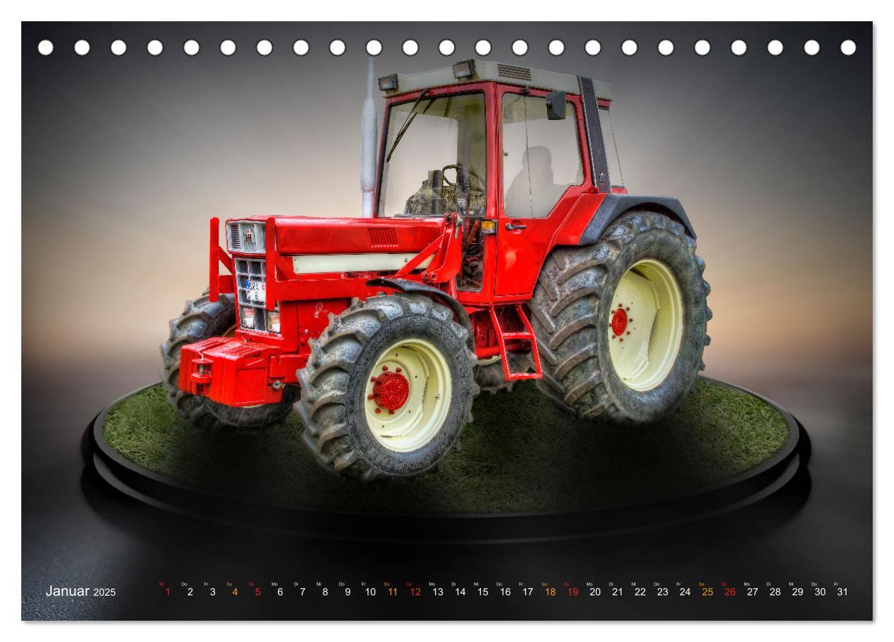 Bild: 9783435094806 | Traktor - Giganten (Tischkalender 2025 DIN A5 quer), CALVENDO...