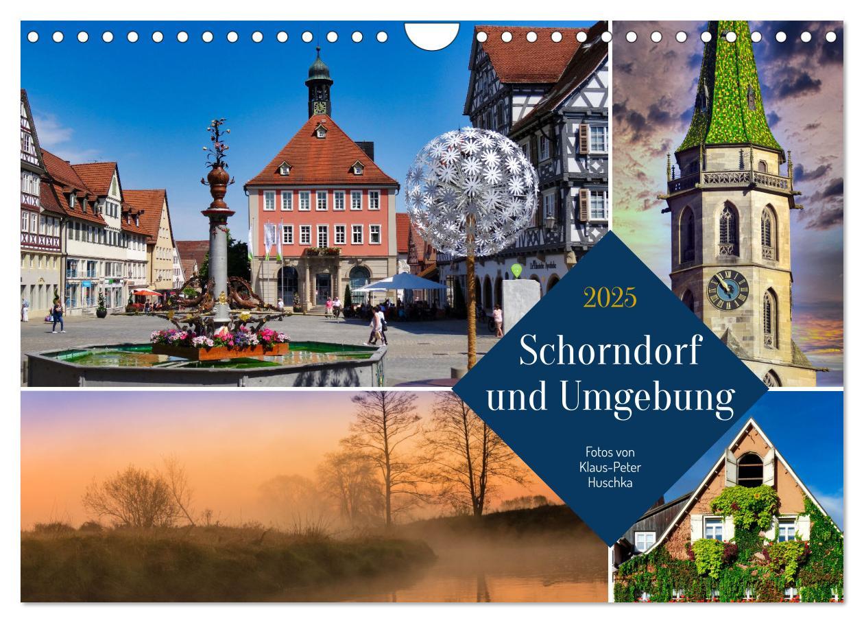 Cover: 9783383966941 | Schorndorf und Umgebung (Wandkalender 2025 DIN A4 quer), CALVENDO...