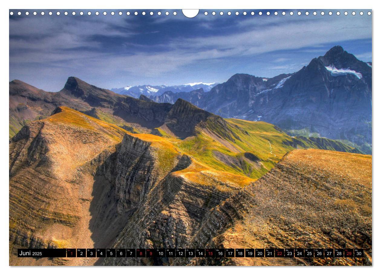 Bild: 9783435270736 | Berge im Berner Oberland (Wandkalender 2025 DIN A3 quer), CALVENDO...