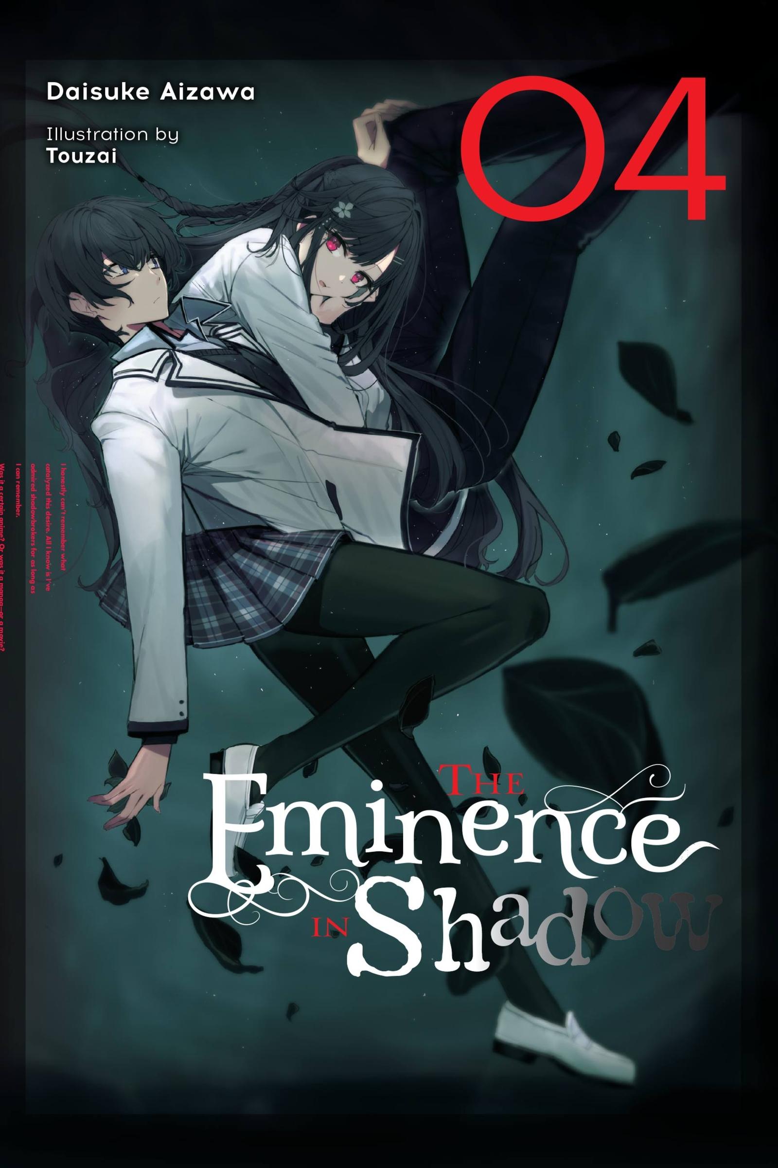 Cover: 9781975341848 | The Eminence in Shadow, Vol. 4 (Light Novel) | Volume 4 | Aizawa