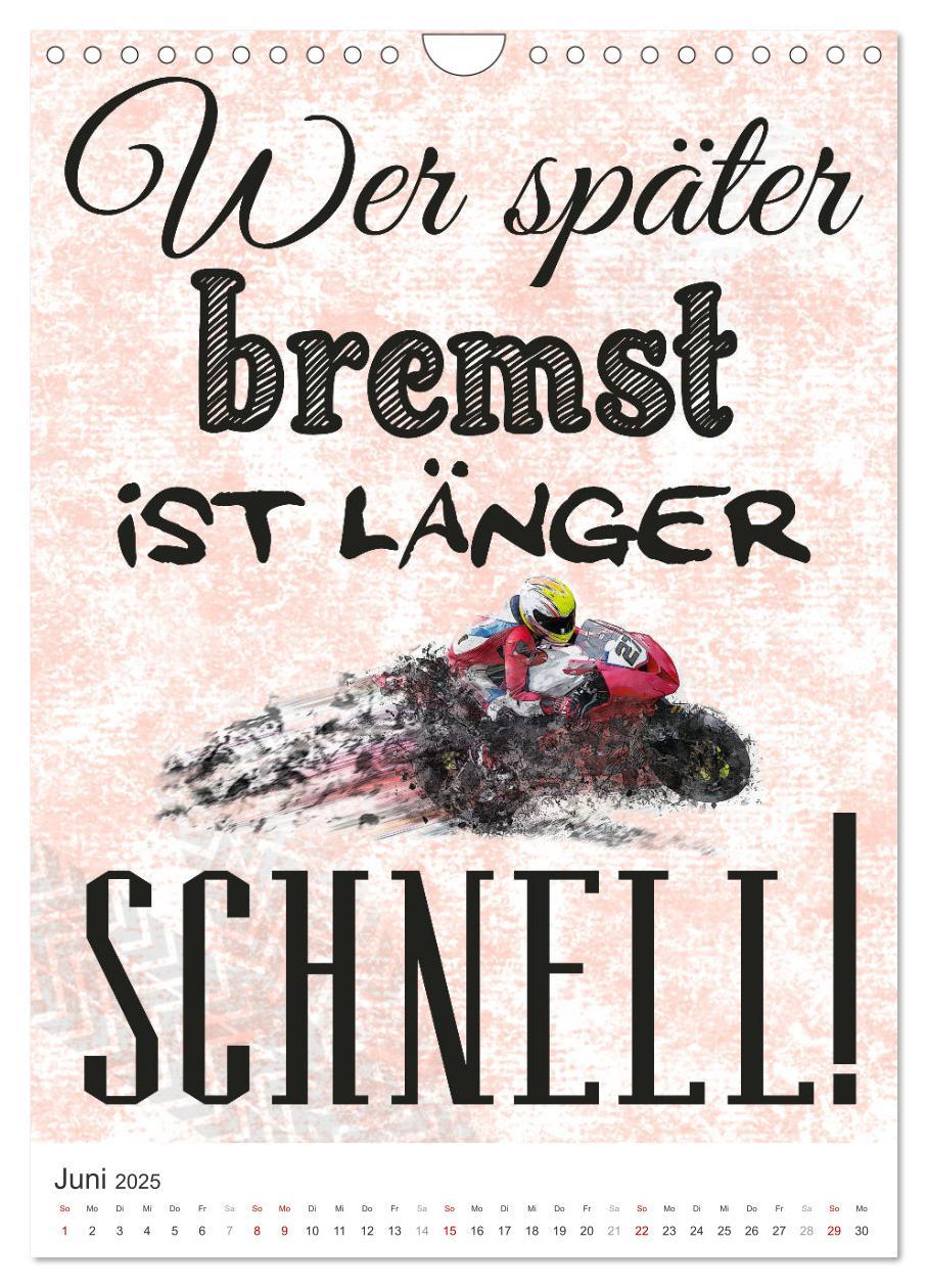 Bild: 9783435923823 | Coole Biker-Sprüche (Wandkalender 2025 DIN A4 hoch), CALVENDO...