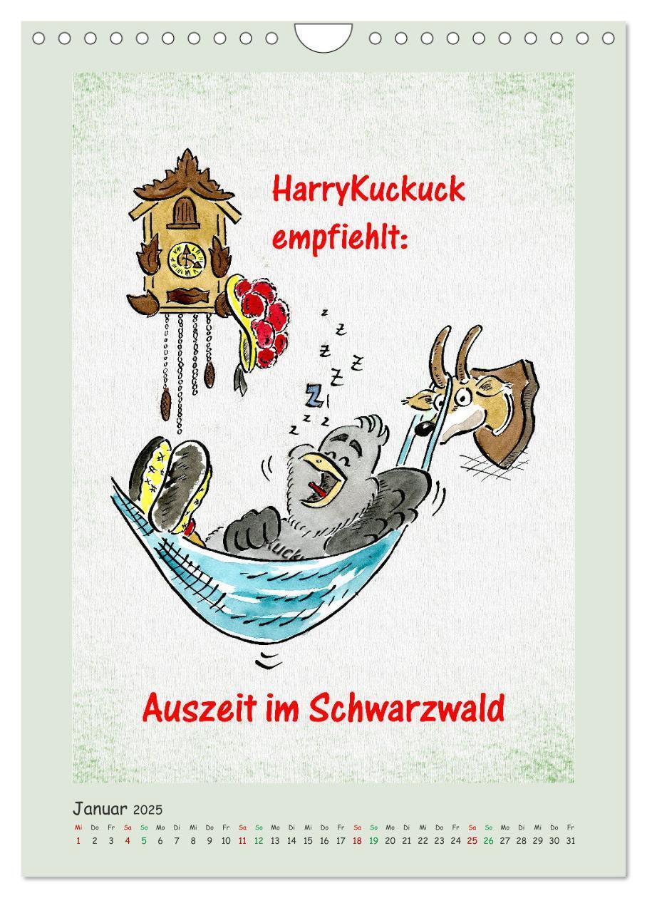 Bild: 9783435932337 | Bollenhut Cartoons (Wandkalender 2025 DIN A4 hoch), CALVENDO...