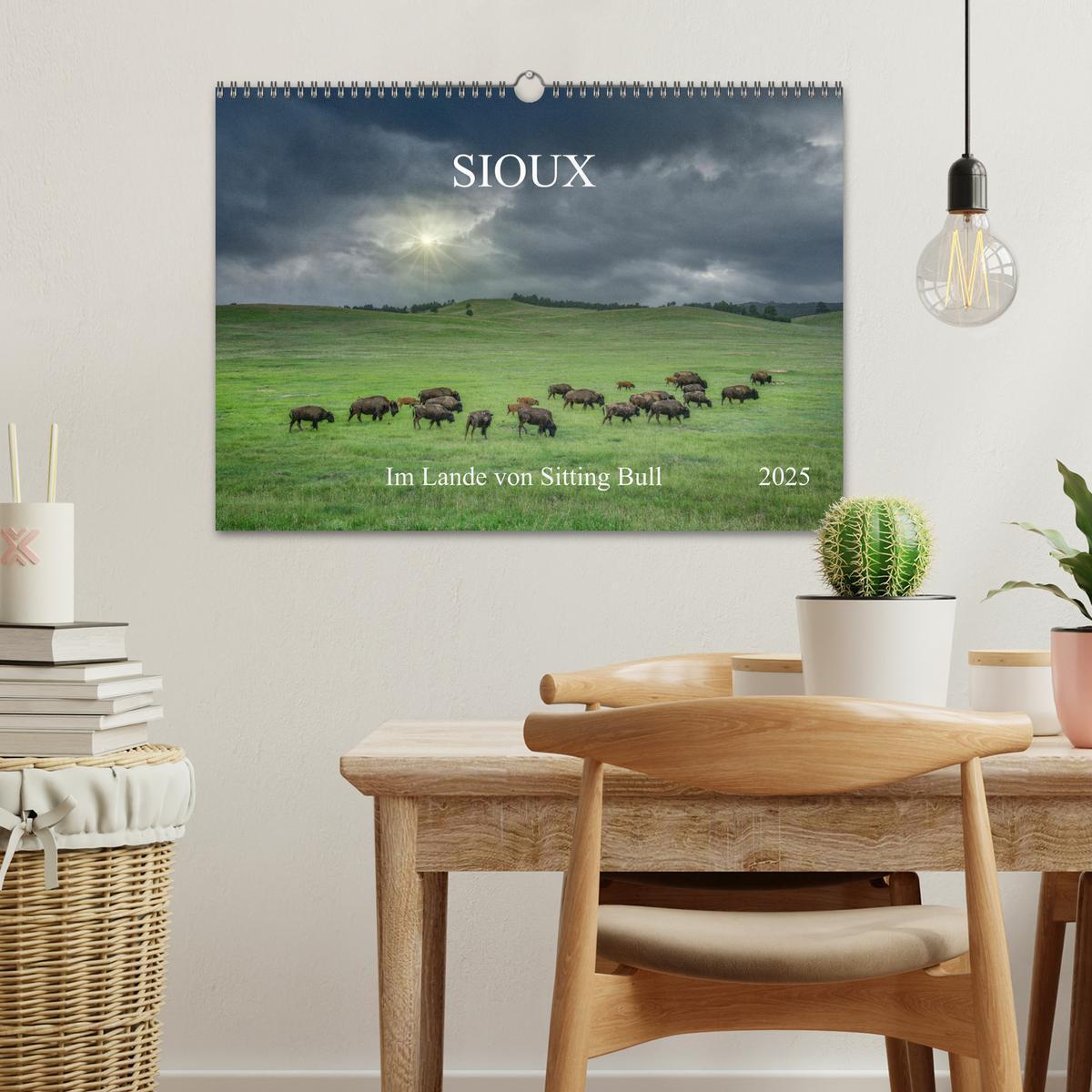 Bild: 9783457164150 | Sioux Im Lande von Sitting Bull (Wandkalender 2025 DIN A3 quer),...