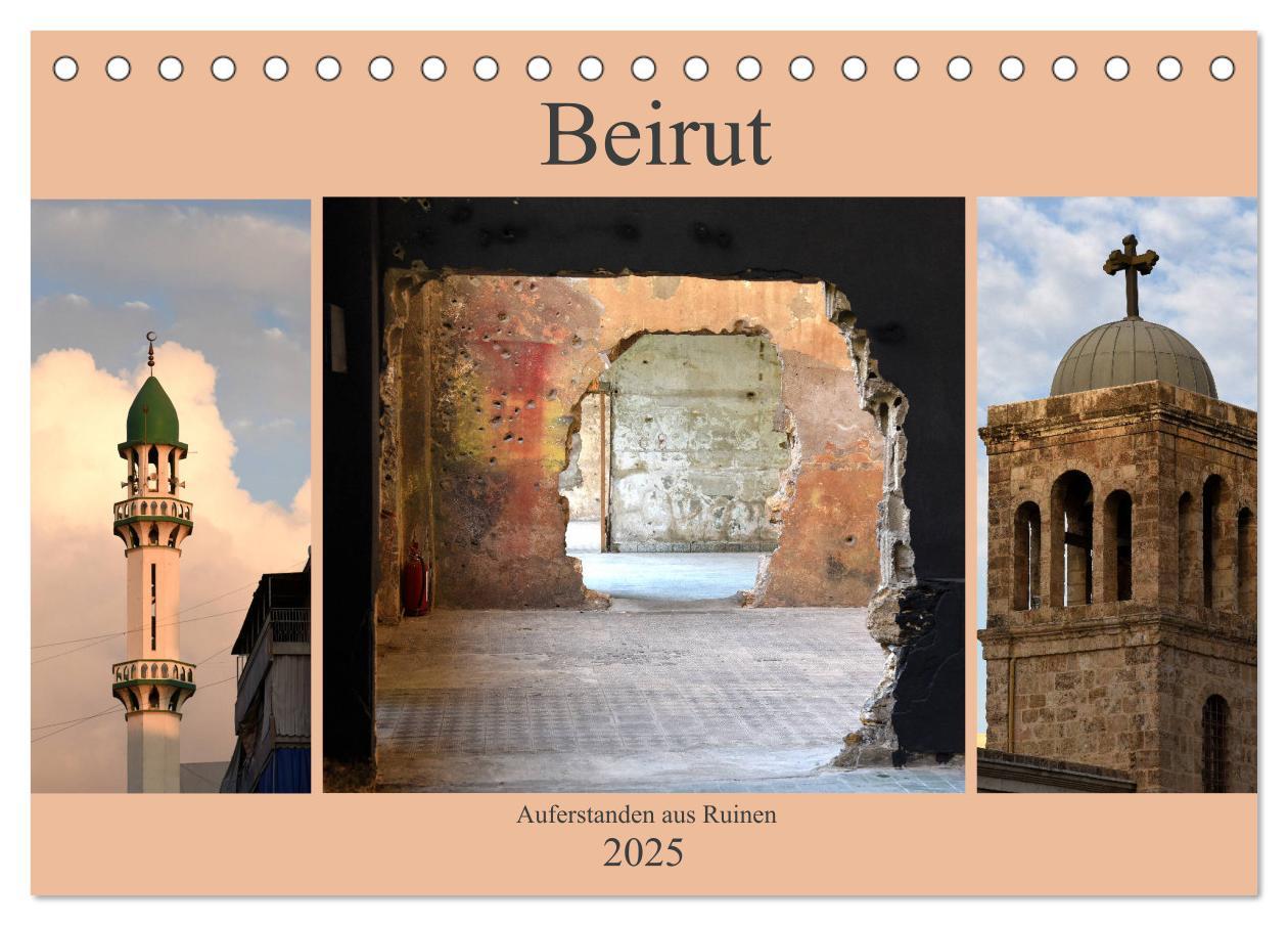 Cover: 9783435278497 | Beirut - auferstanden aus Ruinen (Tischkalender 2025 DIN A5 quer),...