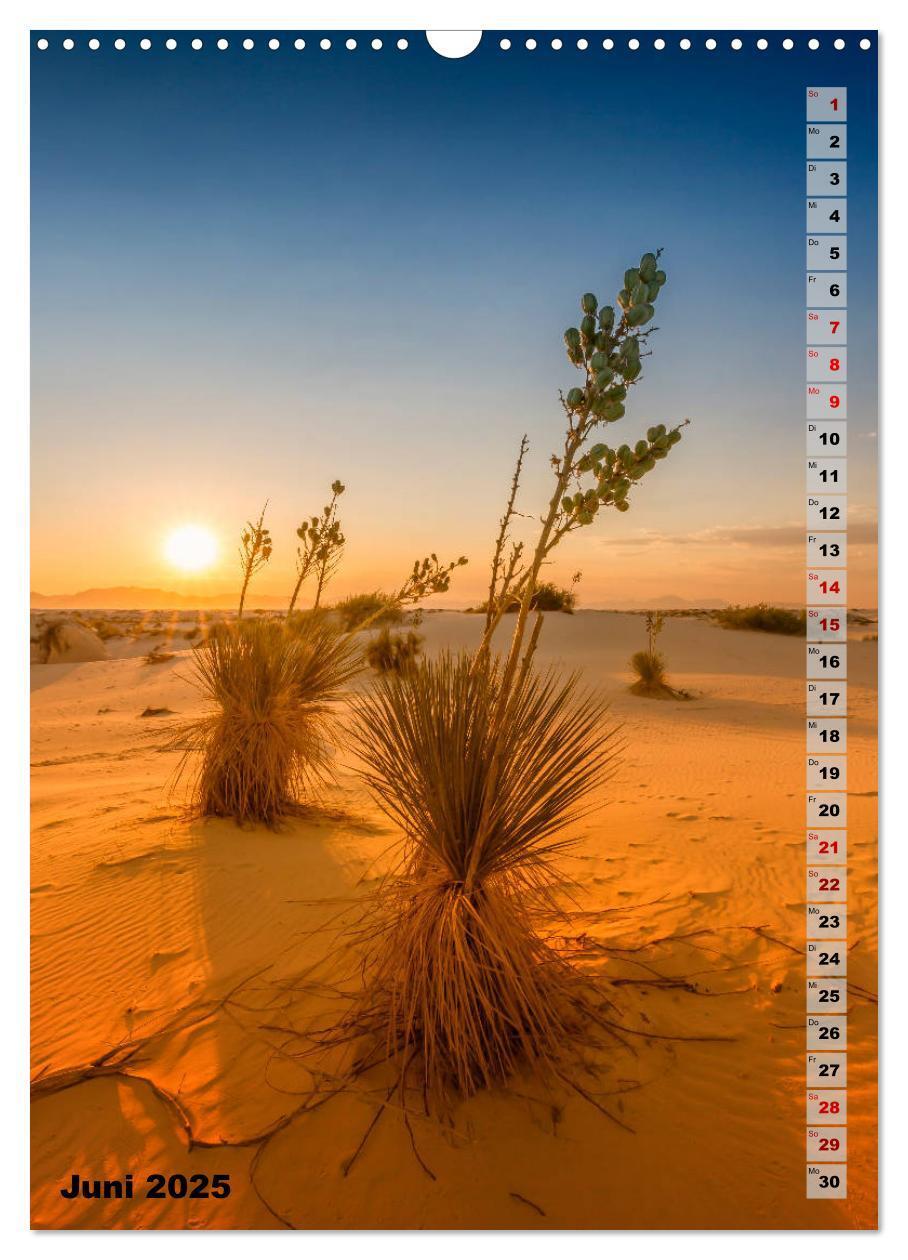 Bild: 9783435962471 | WHITE SANDS NATIONAL MONUMENT Wüstenimpressionen (Wandkalender 2025...