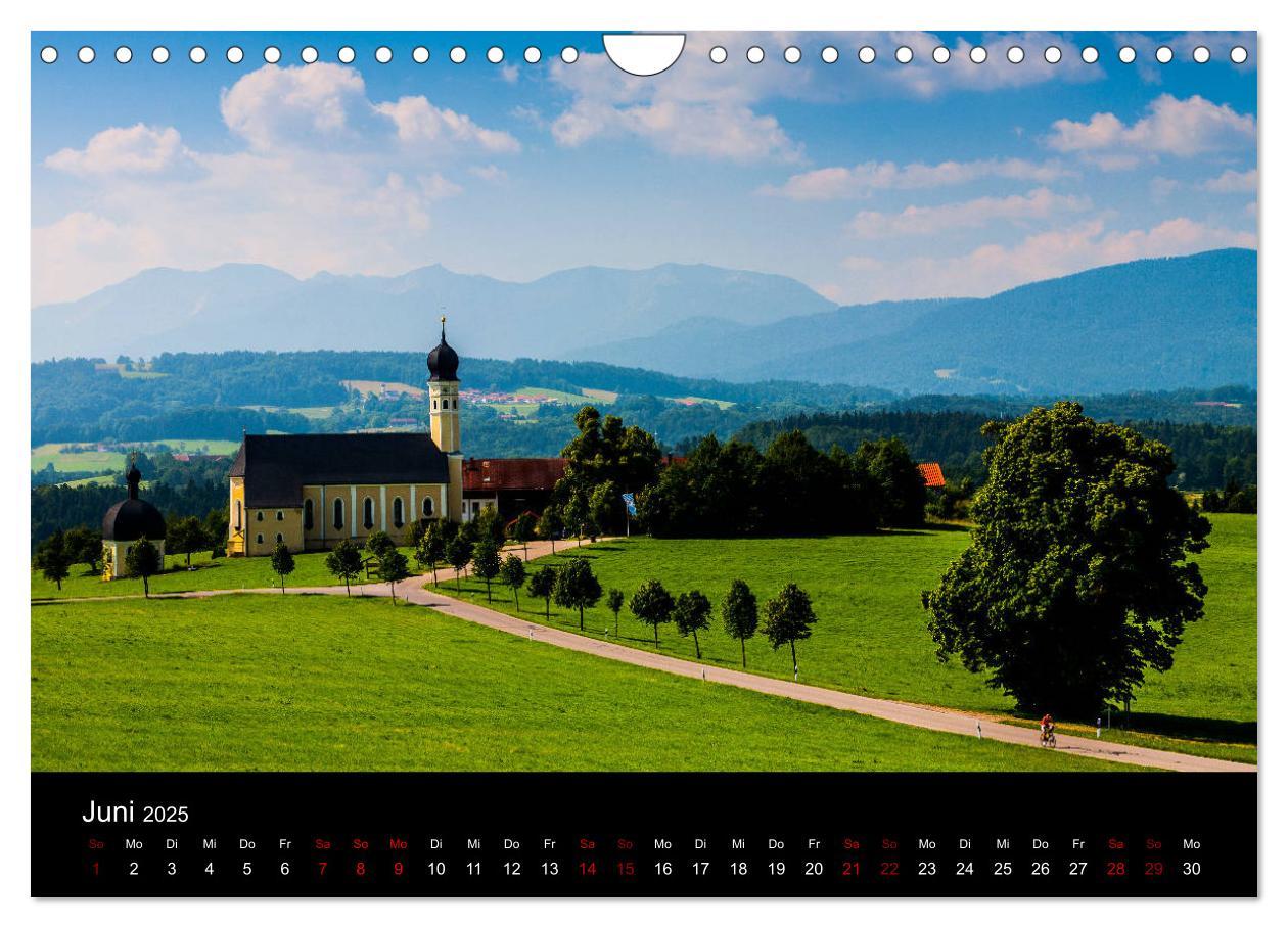 Bild: 9783435456048 | Bayerische Landschaften (Wandkalender 2025 DIN A4 quer), CALVENDO...