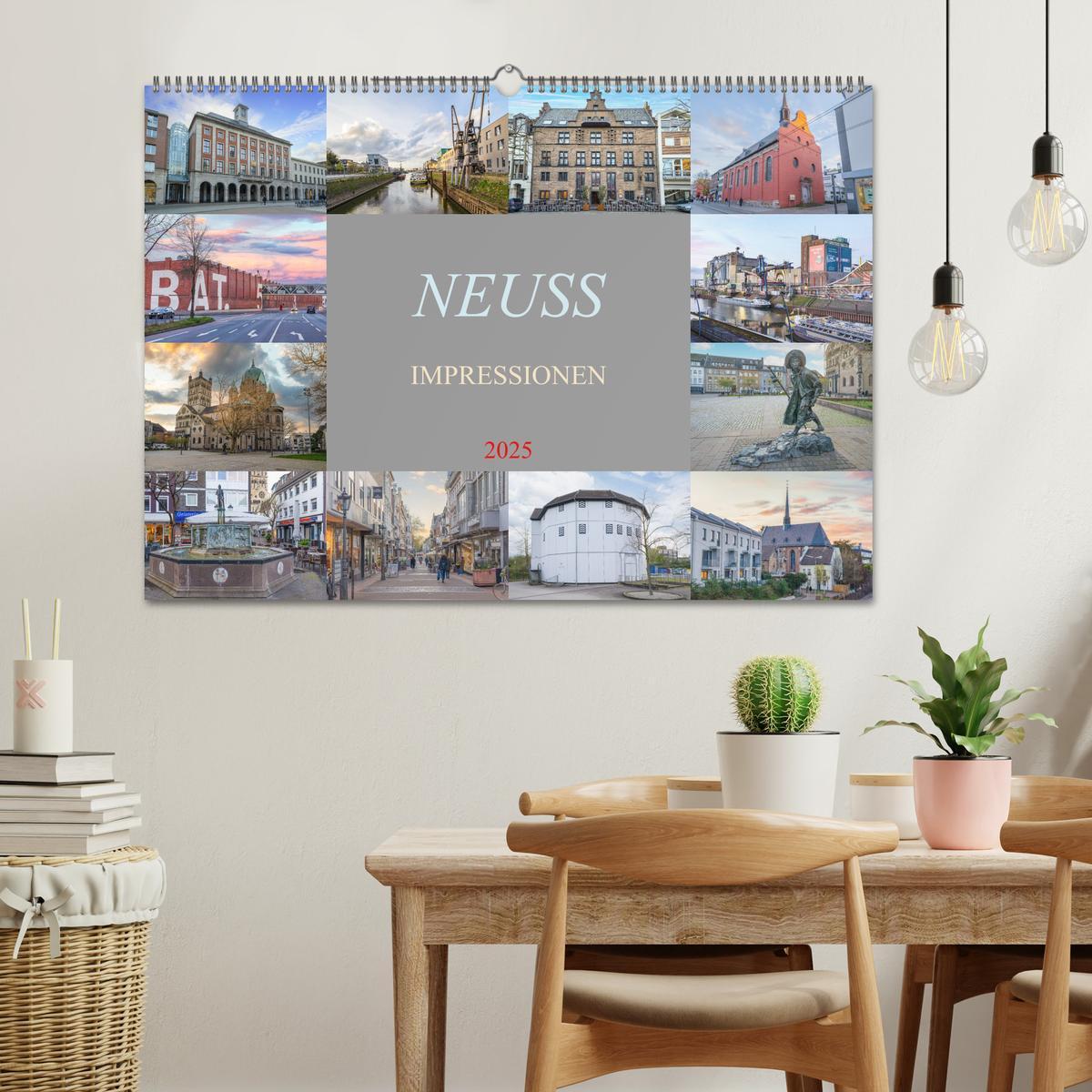 Bild: 9783383830952 | Neuss Impressionen (Wandkalender 2025 DIN A2 quer), CALVENDO...