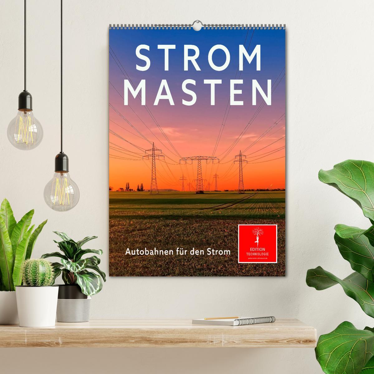 Bild: 9783435904976 | Strommasten - Autobahnen für den Strom (Wandkalender 2025 DIN A2...