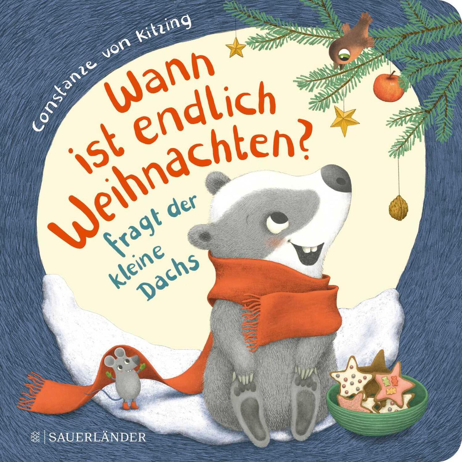 Cover: 9783737359320 | "Wann ist endlich Weihnachten?", fragt der kleine Dachs...