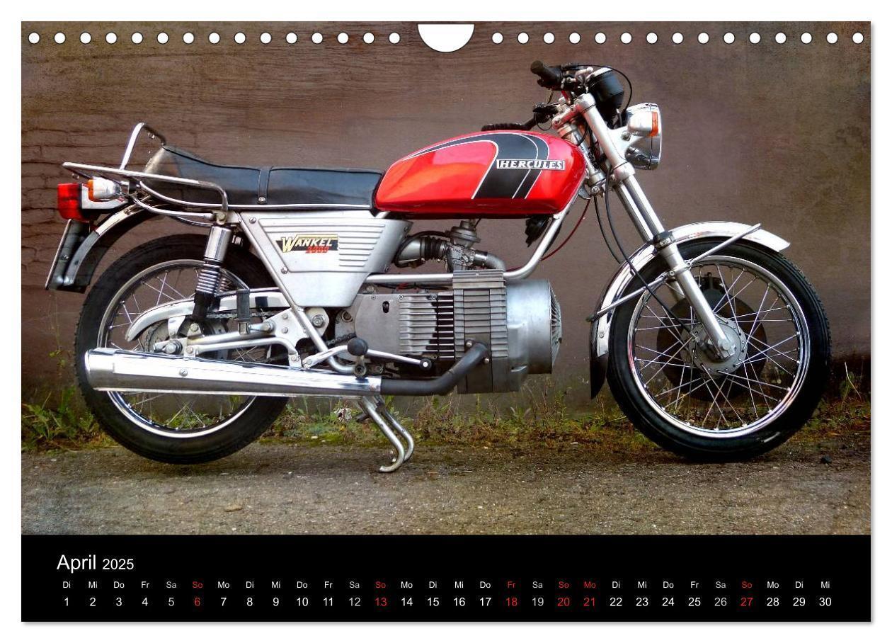 Bild: 9783435818440 | Motorrad Oldtimer (Wandkalender 2025 DIN A4 quer), CALVENDO...