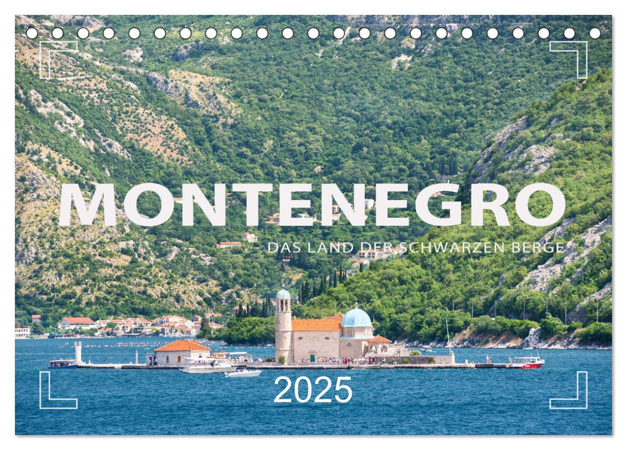 Cover: 9783383888403 | Montenegro - Das Land der schwarzen Berge (Tischkalender 2025 DIN...