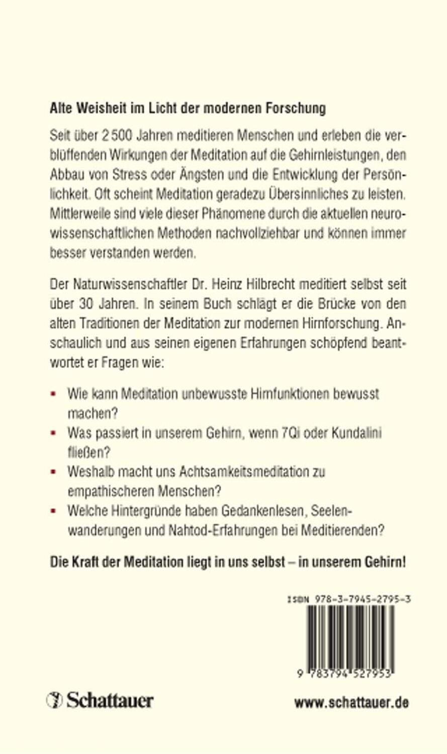 Rückseite: 9783794527953 | Meditation und Gehirn | Alte Weisheit und moderne Wissenschaft | Buch